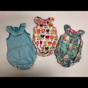 Zutano ruffle bottom one piece bundle